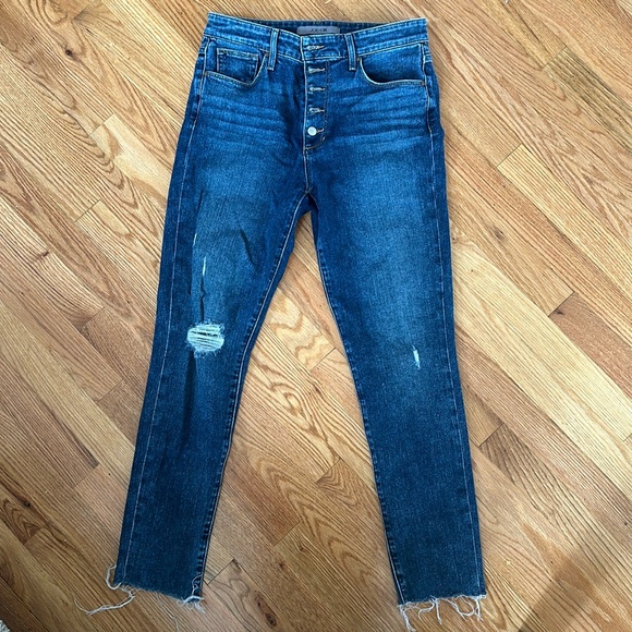 Joes dark washed hemmed jeans size 28 - Picture 1 of 5